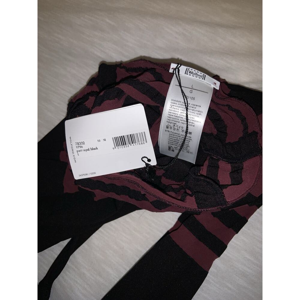 BODY LINES STRING BODY SUIT IN PORT ROYALE by Wolford Size Large - Picture 4 of 4